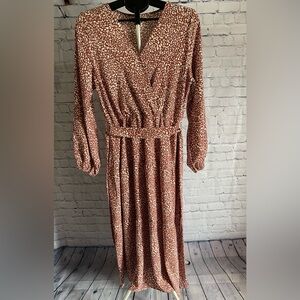 Leopard Patterned Women's Dress